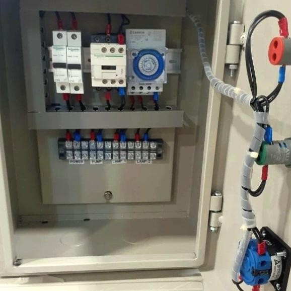 PREMIUM PANEL PUMP DAN LAMPU KOLAM RENANG / Komplit Box panel