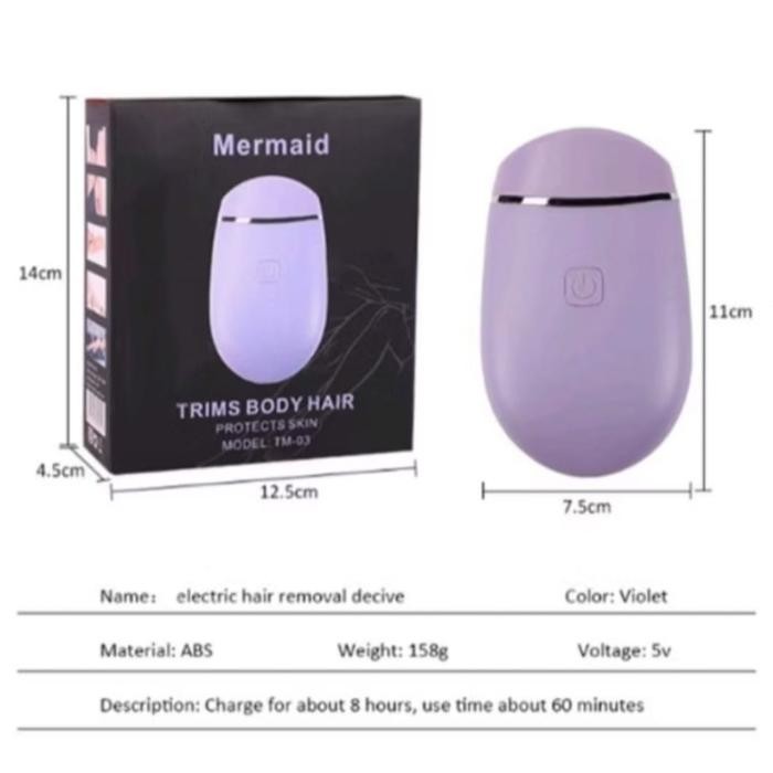 PREMIUM Epilator Electric Hair Remover Alat Cukur Bulu Herbaay