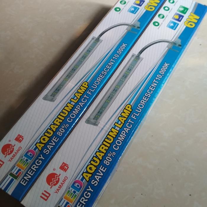 PREMIUM Lampu Aquarium Aquascape Jepit Yamano 6 Watt