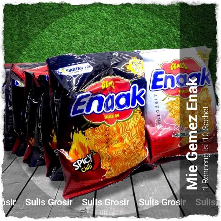 

Mie Gemez Enak Snack Mie Langsung Di Makan Serenceng Isi 10 sachet