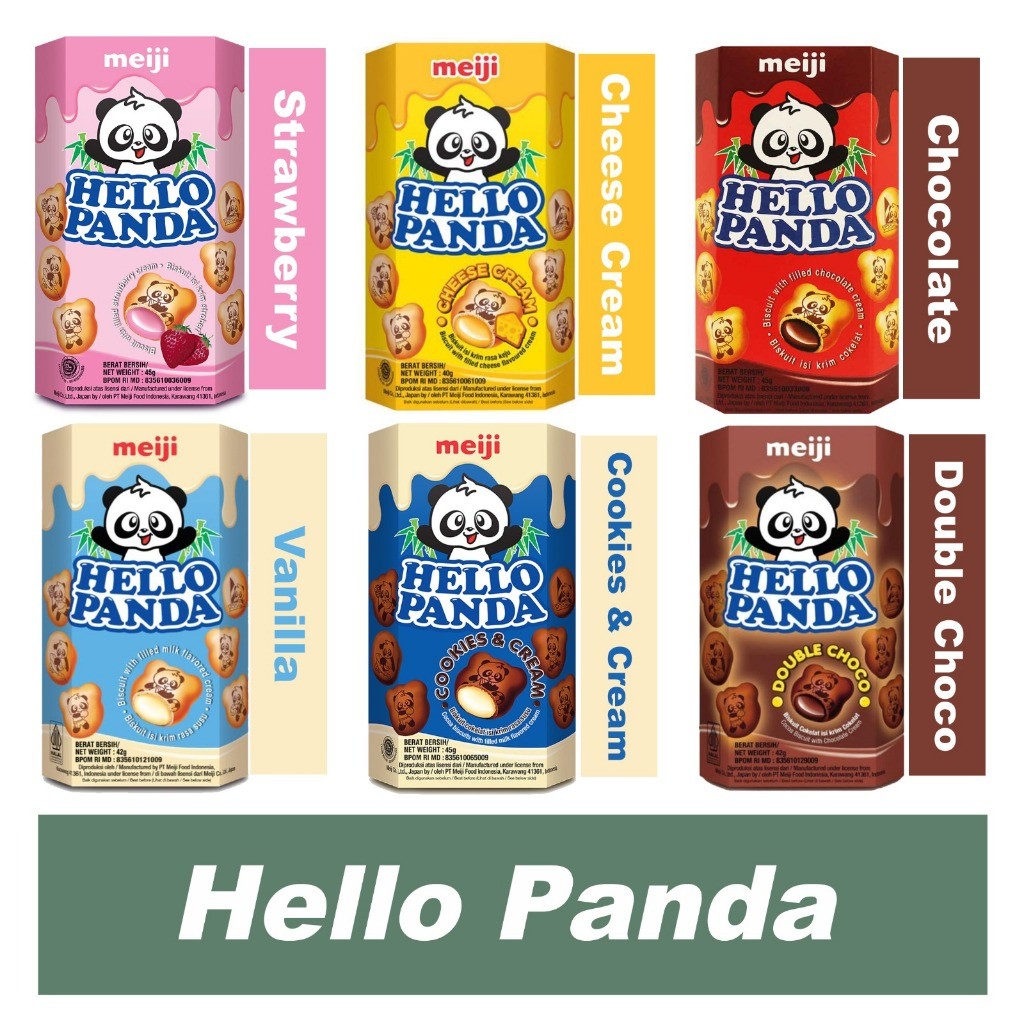 

MEIJI Hello Panda Biscuit Exp Januari 2026 PROMO HALAL