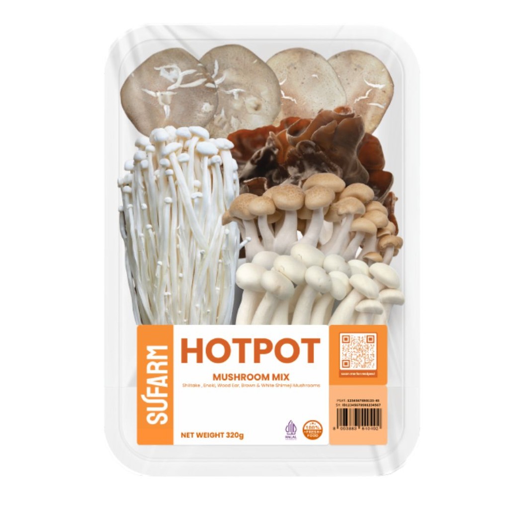 

Mix Mushroom for Hotpot Impor Impor 300 gram
