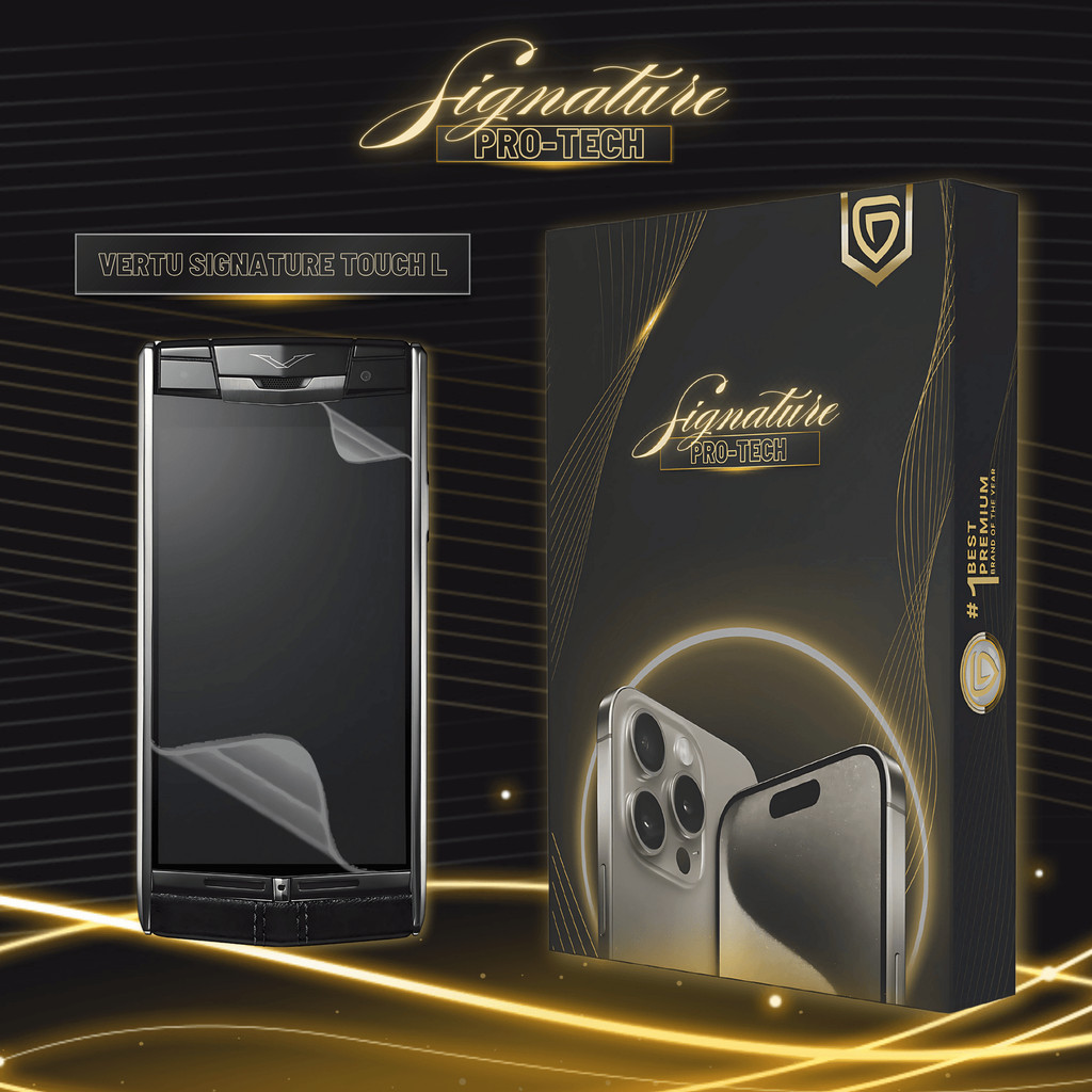 UniPhon SIGNATURE PRO-TECH - Premium Anti-Scratch Protector for Vertu Signature Touch L / Screen Gua