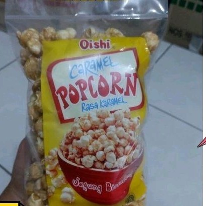 

promo 11.11 Ready stok Oishi popcorn caramel - chocolate siap kirim expired aman.