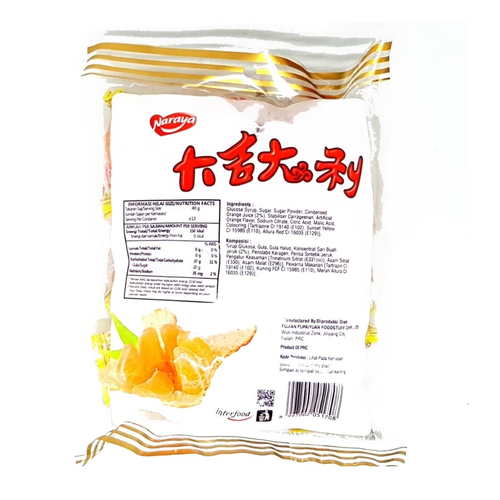 

PAKET COMBO HEMAT Naraya Kurma Jelly 500 Gram dan Jely Jeruk 500 Gram Halal BPOM Permen Jeli Rasa