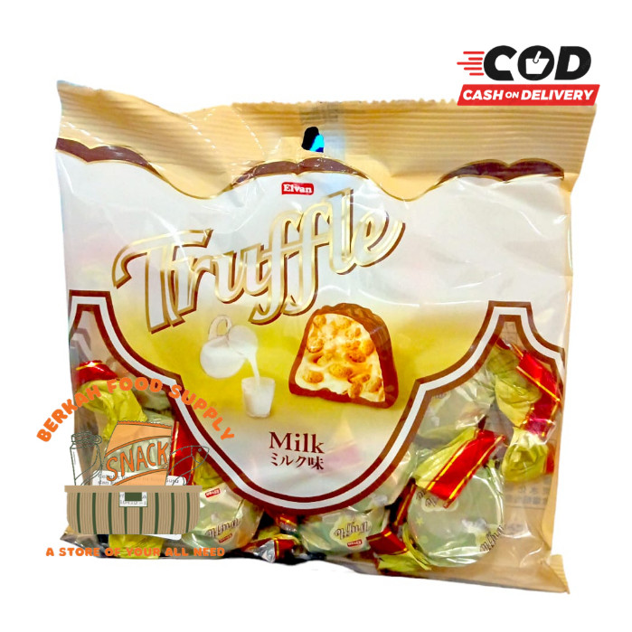 

( BERKAH ) ELVAN TRUFFLE CHOCOLATE 115gr MILK TIRAMISU CARAMEL COCONUT HAZELNUT STRAWBERRY COKLAT