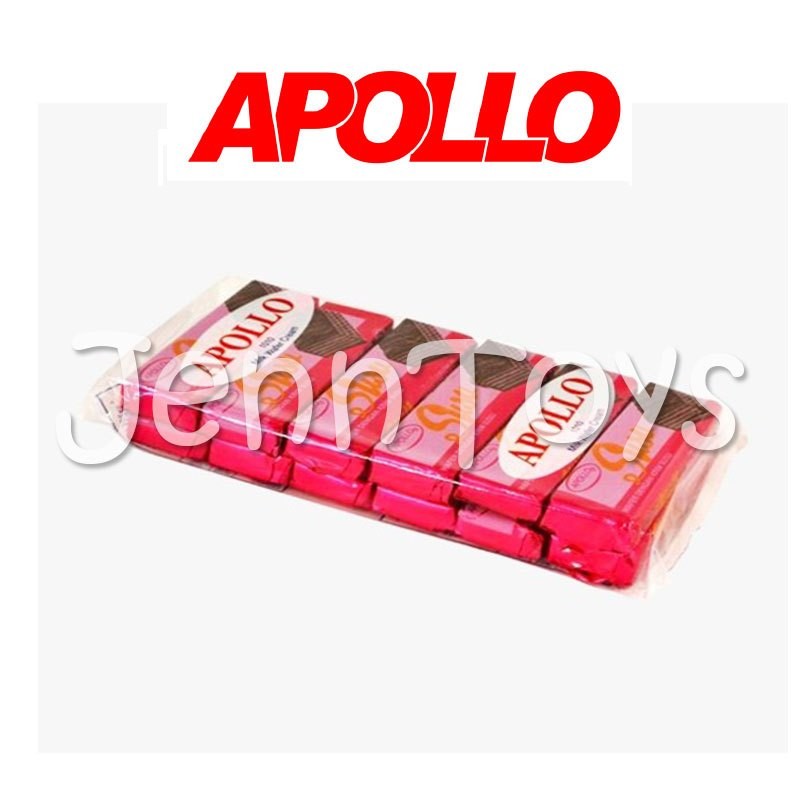

Apollo Wafer Chocolate Coated Apolo wafer susu dan coklat (isi 12pc)