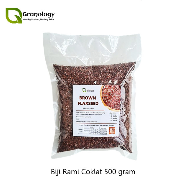 

Brown Flax Seed / Biji Rami Coklat (500 gram) by Granology