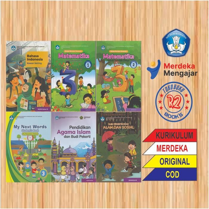 

TERLARIS BUKU KELAS 3 SD KURIKULUM MERDEKA SATU SET READY
