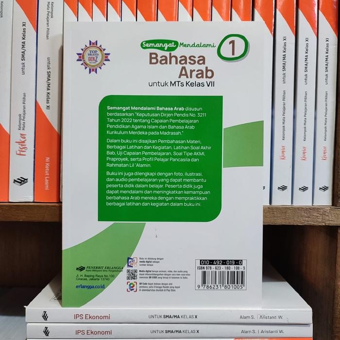 

TERBARU!!! SEMANGAT MENDALAMI BAHASA ARAB KELAS 7 MTS KURIKULUM MERDEKA ERLANGGA READY