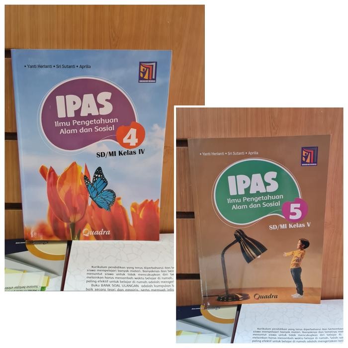 

TERBARU!!! NEW BUKU SD ILMU PENGETAHUAN ALAM DAN SOSIAL IPAS KELAS 4 5 KM QUADRA READY