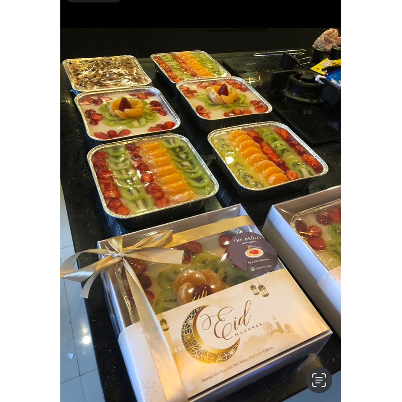 

puding buah hampers large kotak