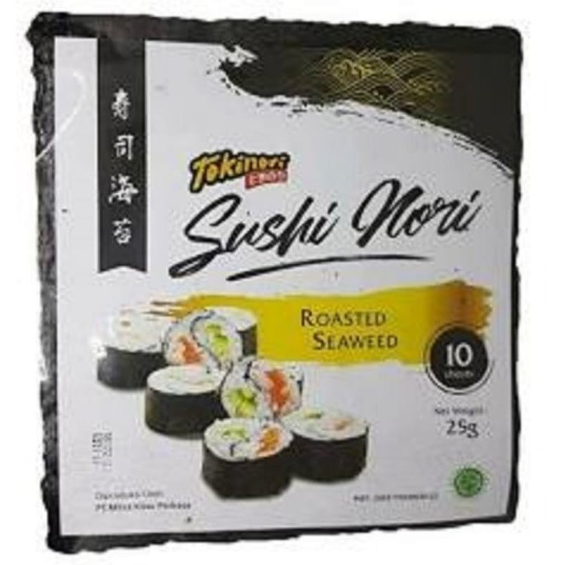 

Tokinori Yaki Sushi Nori Rumput Laut Halal 10/ 50 Sheets