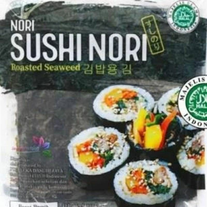 

Sushi Nori Sheet Gold 10 Lembar / Roasted Seaweed Halal