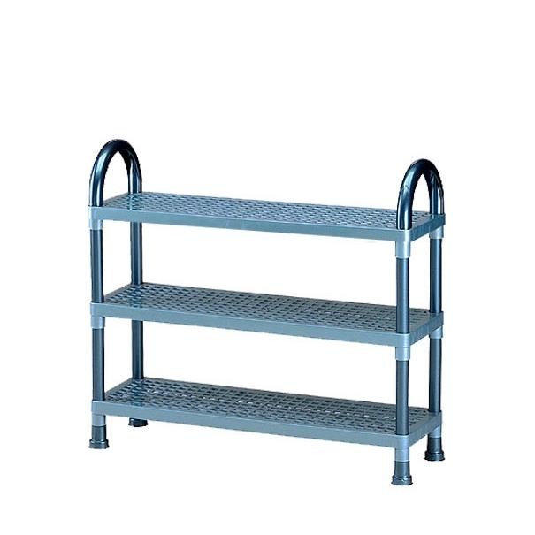 Terbaru Rak Sepatu Plastik Shelf Stand Susun 3 Lion Star
