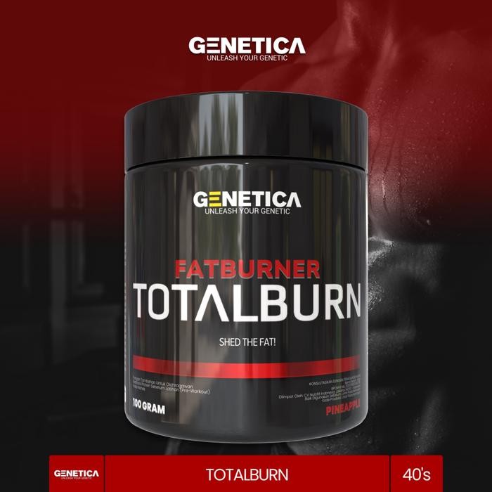 

ELLYNESHOP GENETICA TOTAL BURN FAT BURNER 100 GRAM CLA L CARNITINE