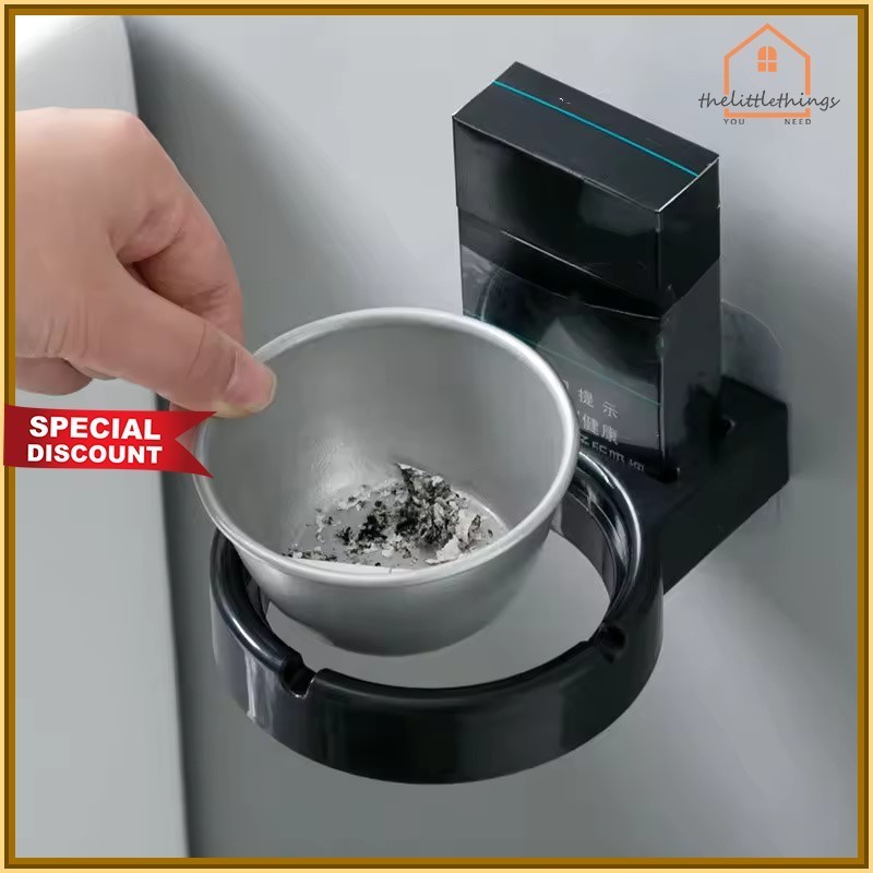 The Little Things Asbak Rokok Dinding / Asbak Portable Tahan Karat / Asbak Rokok Gantung