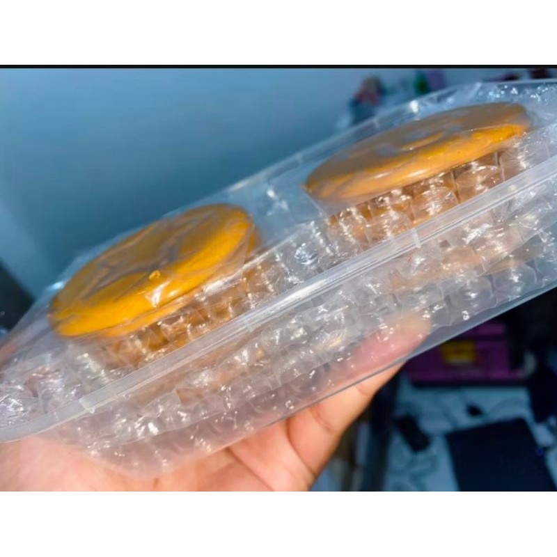 

GROSIR! DALGONA CANDY SQUID GAME DIAMETER 7CM-8CM / PERMEN DALGONA ISI 10 FREE BOX