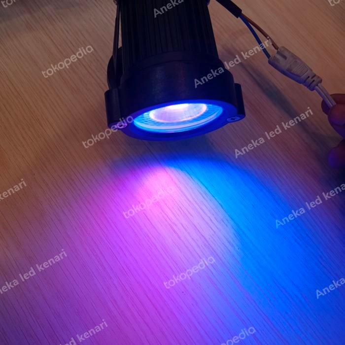 Terbaru Lampu Sorot Taman Rgb 5W Cob Warna Warni Lampu Sorot Patung Lukisan
