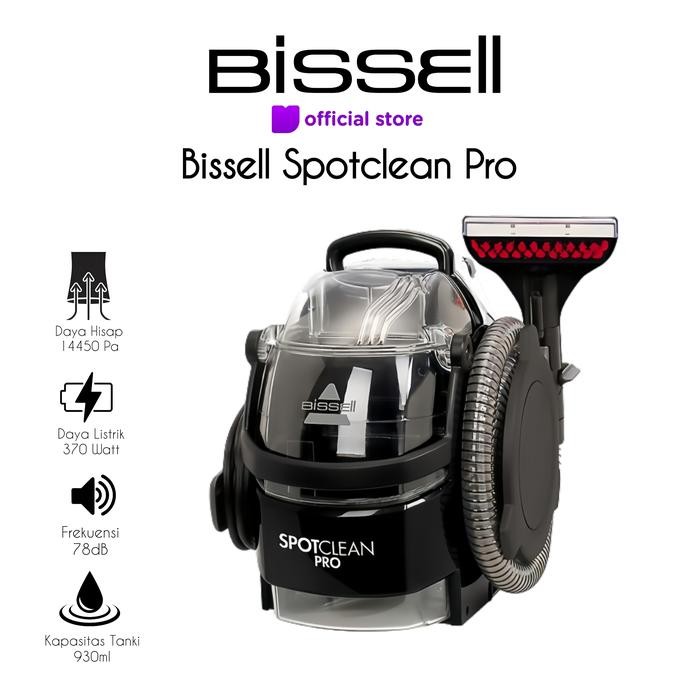 Bissell Spotclean Pro 1558Z 15Kpa Vacuum Extractor Vakum Karpet Sofa