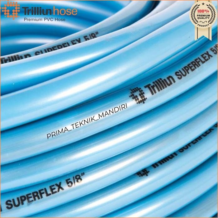 Selang Air 5/8" Triliun Superflex Anti Lumut Dan Fleksible 1 Roll 100 Mtr