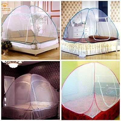 SALE CANOPY 2 PINTU 150X200 KELAMBU TIDUR LIPAT KOREA 160 X 200 RANGKA BAJA SNM