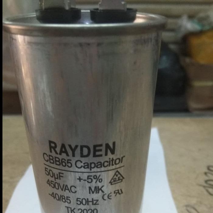 JTTOP" KAPASITOR 50UF 450V KAPASITOR AC KAPASITOR POMPA KOMPRESOR