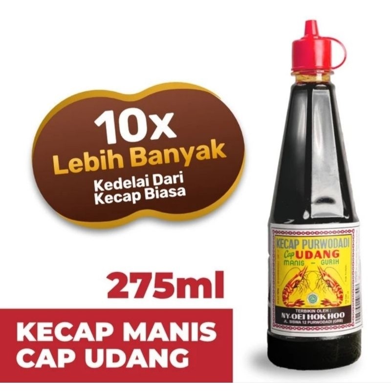 

Kecap Manis Cap Udang 275ml Purwodadi