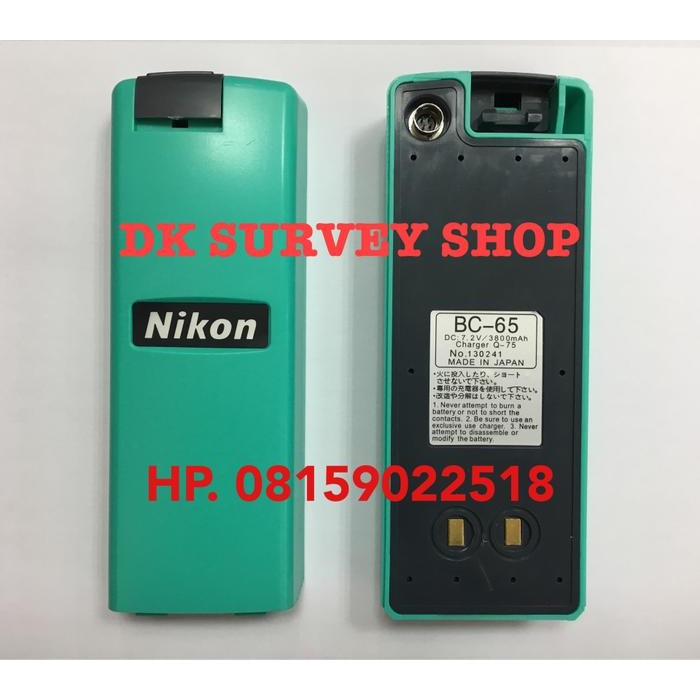 BATTERY TS TOTAL STATION NIKON DTM NPL BATERAI TS TOTAL STATION NIKON