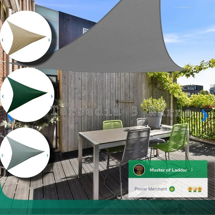 Terbaru Soleil Kanopi Kain Membran Taman Outdoor Canopy Membran Segitiga