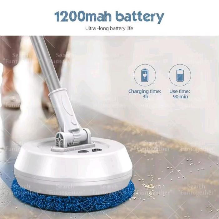 Robot Mini Pembersih Otomatis Listrik Serbaguna Alat Pel Lantai Kaca Dinding Jendela Plafon Cas