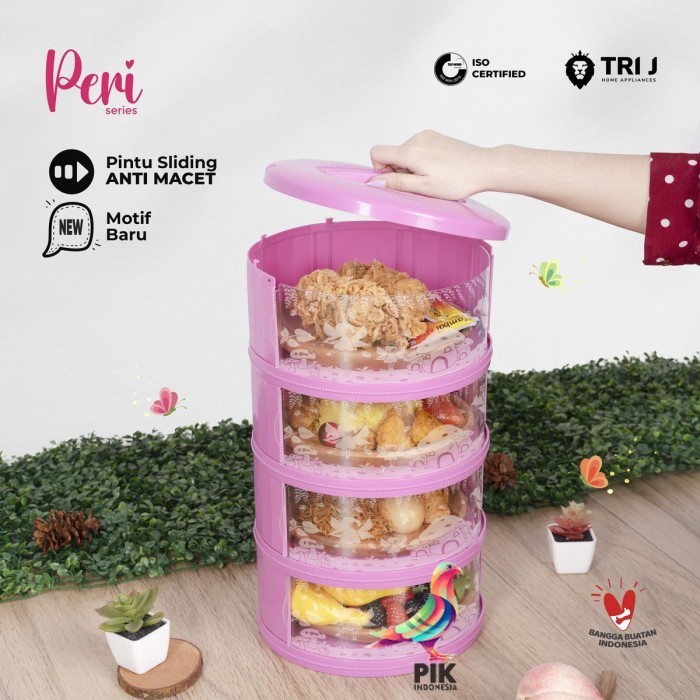 Tudung Saji 4 Susun Motif Peri