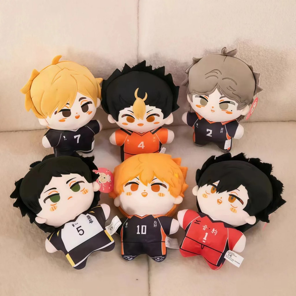 10Cm Haikyuu Volleyball Plush Doll Oikawa Tobio Kageyama Shoyo Hinata Kei Tsukishima Kozume Kenma