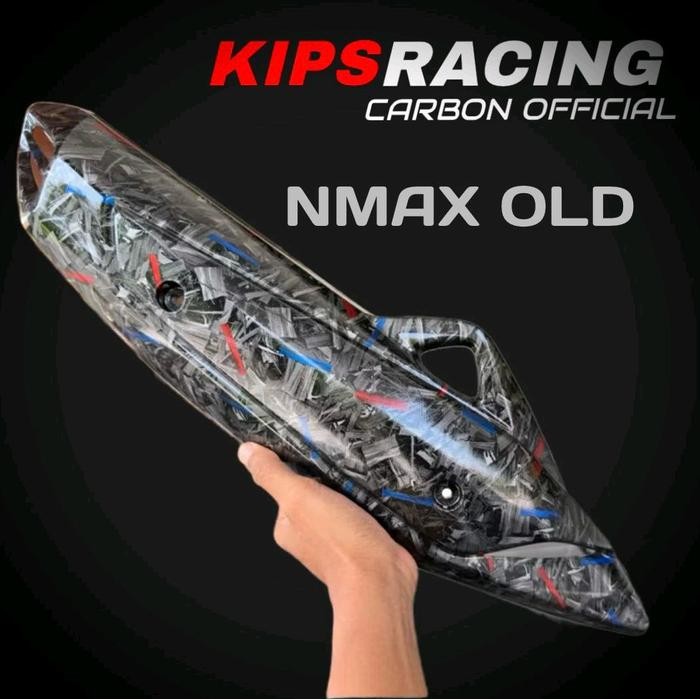 ASLI TUTUP KNALPOT NMAX OLD CARBON FORGED / Tutup KNALOT nmax old carbon Forged Knalpot Motor