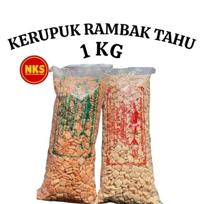 

JTTOP" KERUPUK KOTAK RAMBAK TAHU/CEMILAN MEDAN 1KG NKS- FOOD CAMILAN SNACK PEDAS ASIN KERIPIK