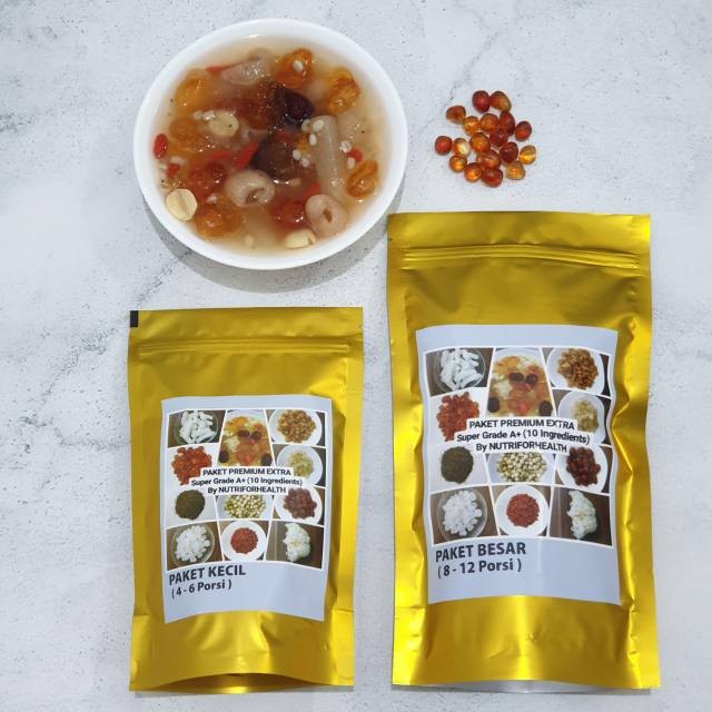 

(Paket Premium Extra) Peach Gum SUPER GRADE A+ + SNOW BIRD NEST