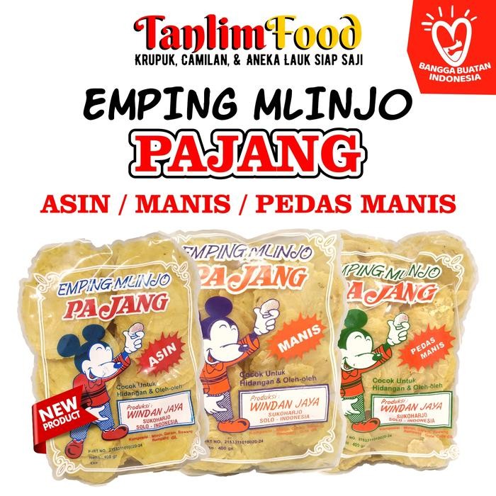 

JTTOP" EMPING MELINJO / BELINJO PAJANG ASLI SOLO - ASIN / MANIS / PEDAS MANIS