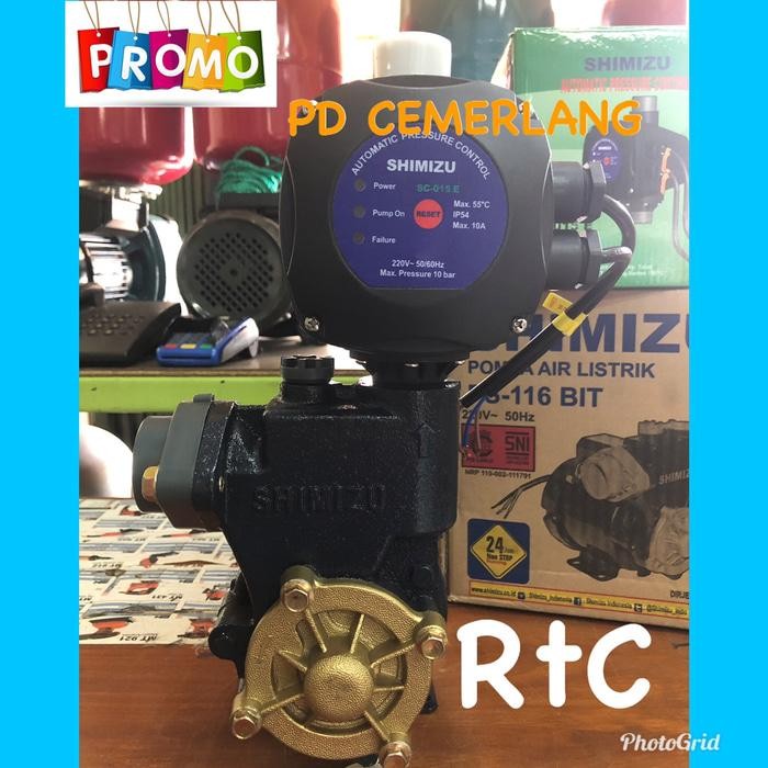 Promo Pompa Air Pendorong Shimizu Booster Pump Shimizu Otomatis Digital