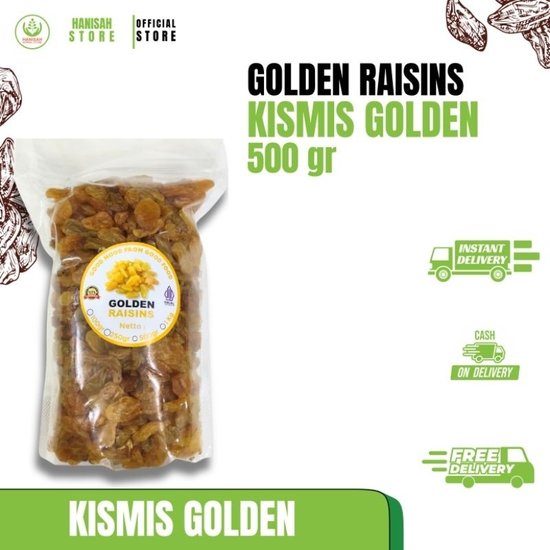

Omahjajanan Kismis Golden Golden Raisins 100 Gr, 250 Gr, 500 Gr Camilan Sehat, Camilan Diet, Camilan