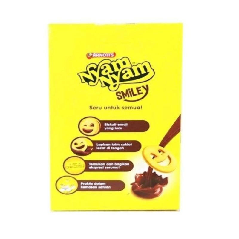 

Omahjajanan Nyam Nyam Smiley / Arnotts / Snack Camilan Cemilan Anak