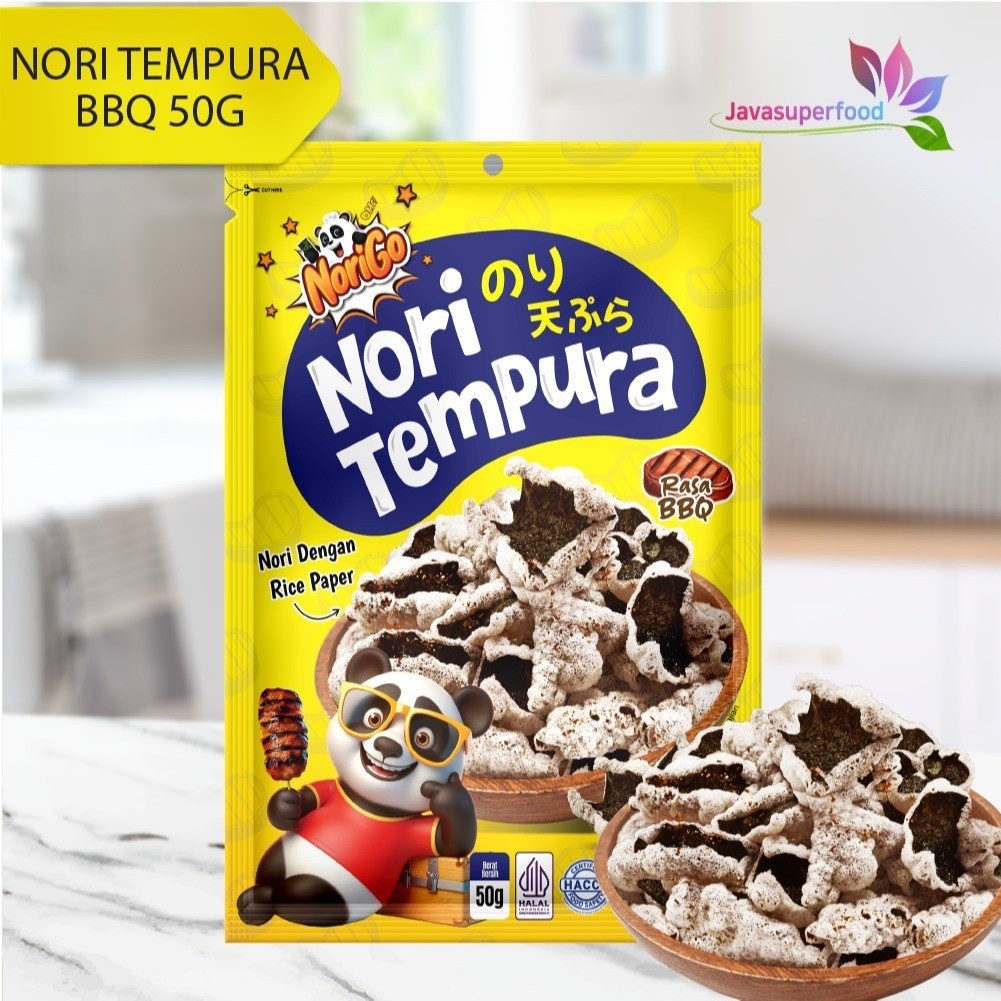 

Restokobar [ Bundling] Halal Ngo N Tempura 50Gr + Ngo N Tempura 25Gr / Snack N / Snack Rumput Laut