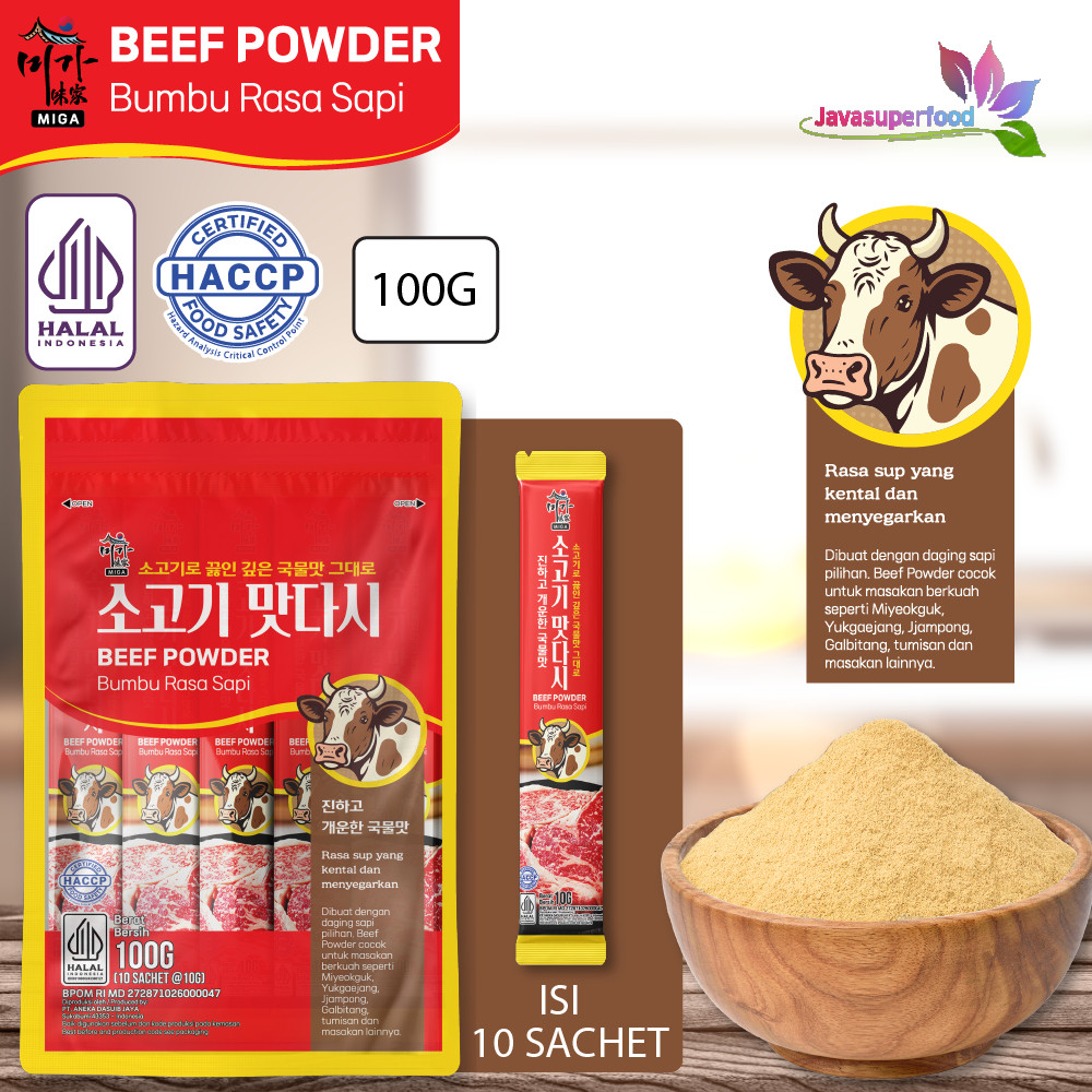 

Restokobar [Halal] Dashida Rasa Sapi 100G (Isi 10 Sachet) / Sogogi Dashida Soup Stock / Bubuk Sapi /