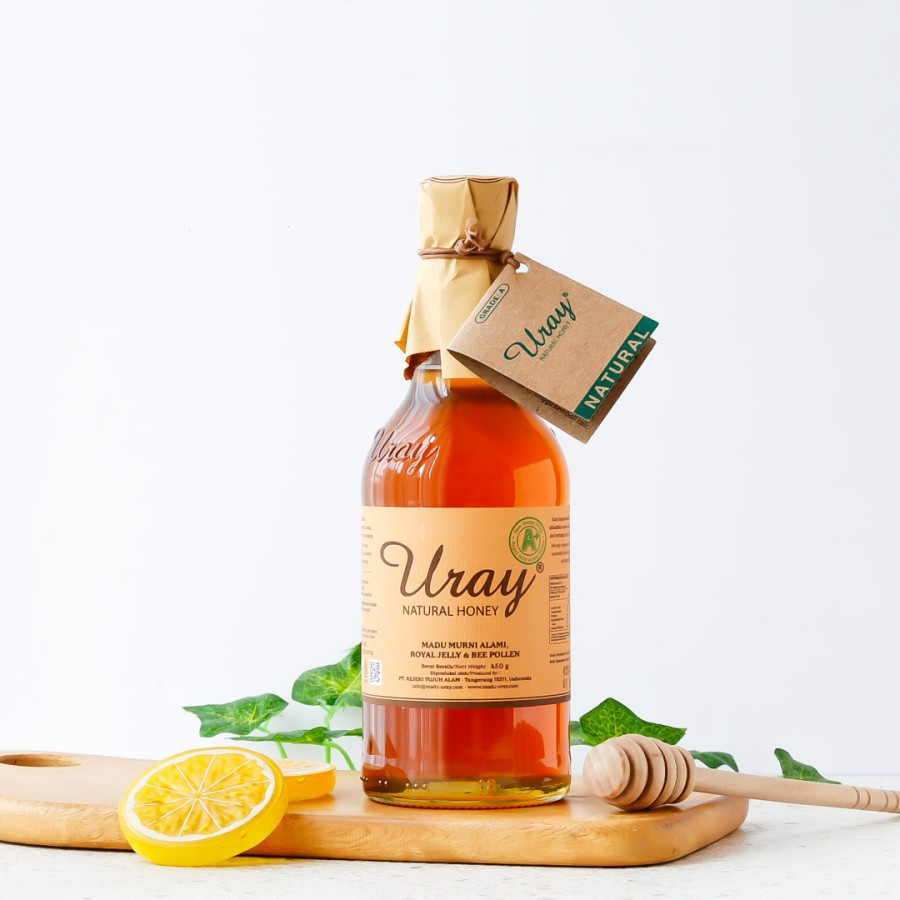 

Restokobar Madu Uray Natural Honey 450Gr & 875Gr - Madu Murni - Madu Hutan Asli