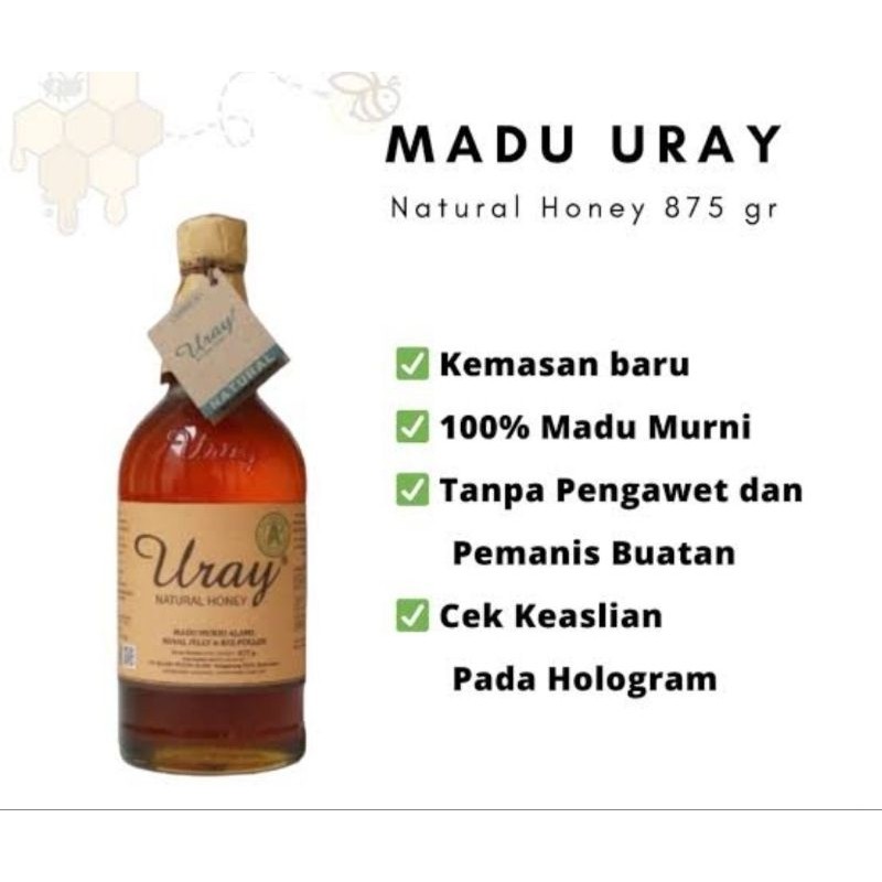 

Restokobar Madu Uray 875Gr (Madu Hutan Alami) Honey