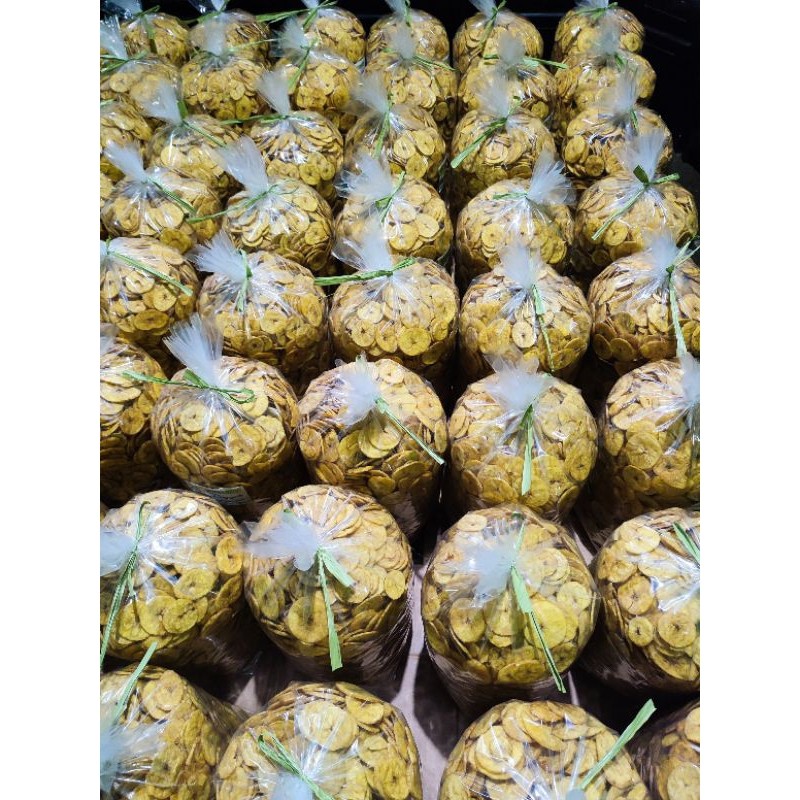 

Sega Tungtung Keripik Pisang/Keripik Pisang Koin/Criping Pisang (500Gr, 1Kg)
