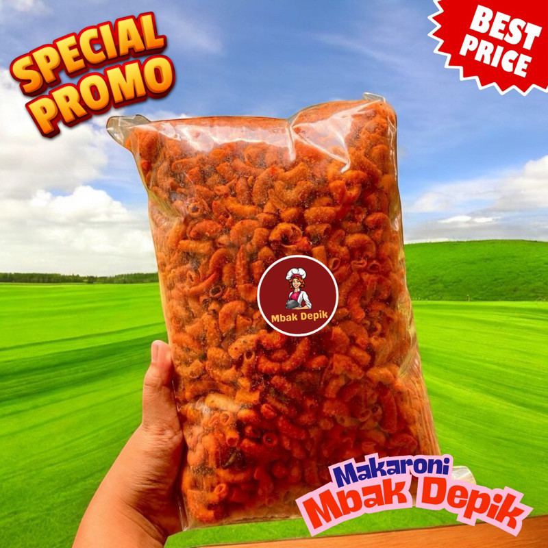 

Sega Tungtung Makaroni 1/4Kg Makaroni Pedas Extra Makaroni Pedas 250Gram Makaroni Mbak Depik