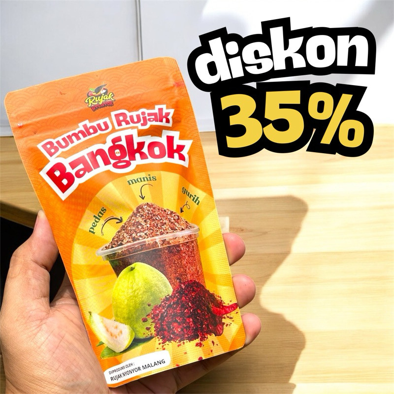 

Sega Tungtung Bumbu Rujak Bangkok 100Gram Kemasan Pouch Ziplock