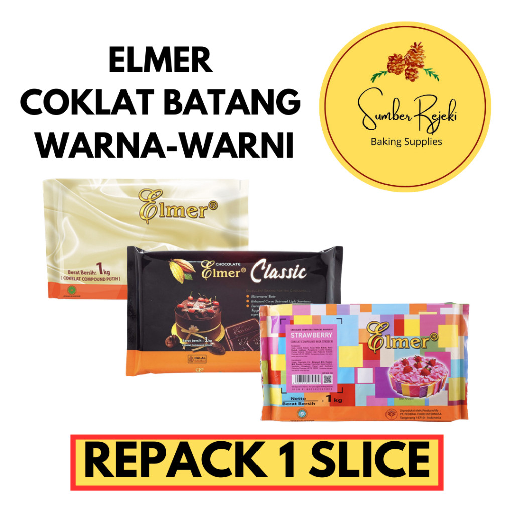 

Sega Tungtung Elmer Coklat Batang Warna Warni 1 Slice 160 Gr Berat Kurang Lebih Rasa Dark Chocolate,