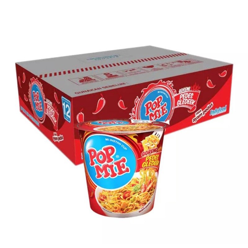 

Sega Tungtung 1 Dus/12 Pcs Pop Mie Goreng Pedes Gledek 75 Gram