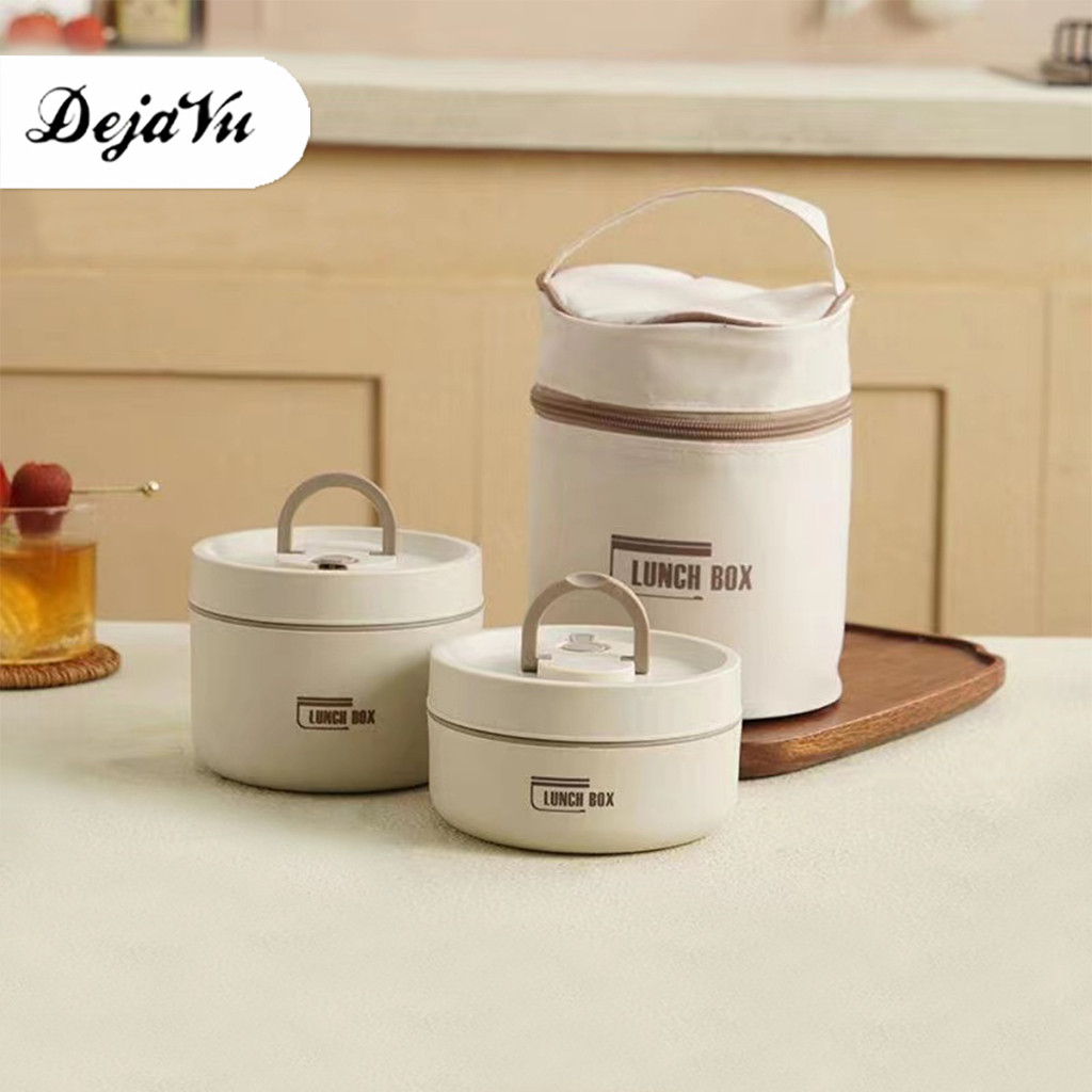 Ready Dejavu Kotak Bekel Nasi Tahan Panas Termos Sup Makanan Anti Tumpah Tempat Penyimpanan Bekal